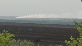 В Самарской области загорелся мусорный полигон
