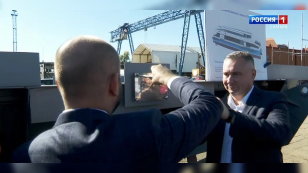 В Самаре прошла торжественная церемония закладки килей двух пассажирских судов