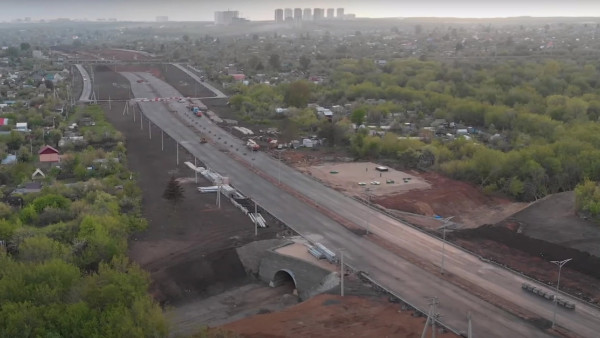 Жители Самары жалуются на медленный темп строительства автомагистрали Центральной