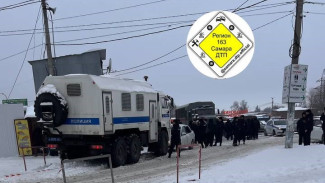 На Кировском рынке в Самаре прошёл рейд с участием ОМОН