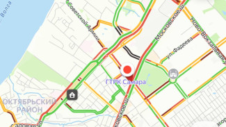 Тысячи машин застряли в девятибалльной пробке в Самаре 31 октября 2024 года