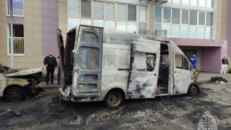 В Тольятти загорелась «Газель»: огонь повредил 7 машин и фасад здания