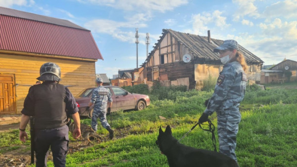 В Красноглинском районе Самары заметили ОМОН и кинологов с собаками 