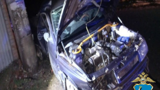 Под Тольятти водитель погиб от удара в фонарный столб