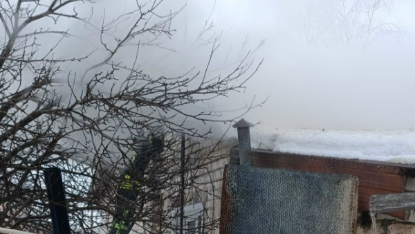 Появились кадры унесшего жизни двух человек пожара под Самарой