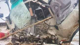 Водитель пострадал в аварии с двумя КАМАЗами под Самарой 9 февраля