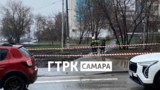 2 апреля в Самаре на Ново-Садовой оторвался электрический провод