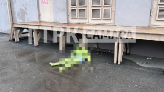 Жители Самары нашли на детской площадке уставшего зеленого Шрека