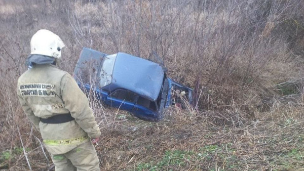 Вазовская классика оказалась в кювете 7 декабря под Самарой