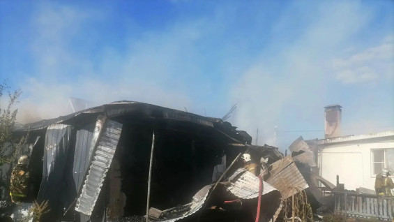 Под Самарой полностью сгорел жилой дом 4 августа
