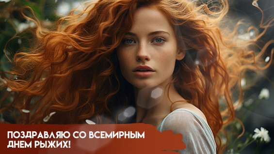 26 мая — всемирный День рыжих: поздравления для людей с этим редким цветом волос 