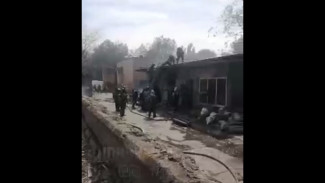 В Самарской области сгорел магазин разливных напитков