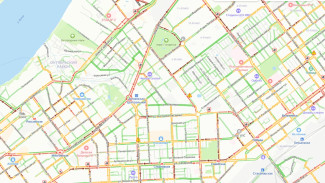 Самара встала в 9-балльных пробках утром 16 января