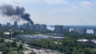 В Самаре в новостройке рядом с КРЦ «Звезда» 7 июня вспыхнул крупный пожар