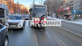 В Самаре остановилось трамвайное движение в Железнодорожном районе