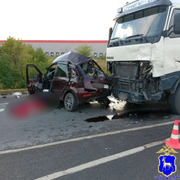 19-летний водитель разбился на LADA Kalina под Самарой