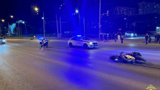 В Самаре на Ново-Садовой разбились два мотоциклиста на Suzuki и Honda