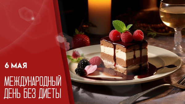 6 мая — Международный день без диеты: ешьте, что хотите и поздравляйте друзей открытками