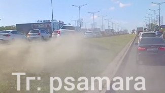 Объехавшего пробку по газону на Московском шоссе в Самаре автохама наказала полиция