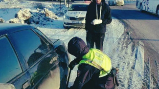 Под Самарой сотрудники ДПС спасли замерзающего водителя со сломанной рукой и ребёнка