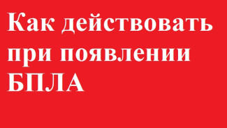 Как действовать при появлении БПЛА (Беспилотного Летательного Аппарата)