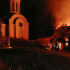 Под Самарой рядом с церковью вспыхнул дом 25 декабря