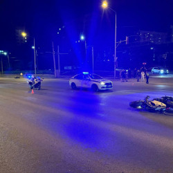 В Самаре на Ново-Садовой разбились два мотоциклиста на Suzuki и Honda