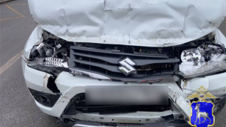В Самаре водитель Suzuki врезался в гружёный ГАЗ: один человек пострадал