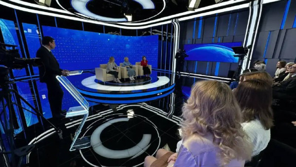 В студии ГТРК «Самара» прошла пресс-конференция Второго Всероссийского медиаконкурса «Русский космос»