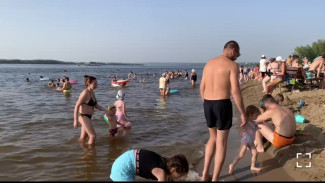 Вода в Волге в Самарской области прогрелась до +25 градусов