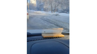 В Самаре затопило проспект Кирова в лютый мороз