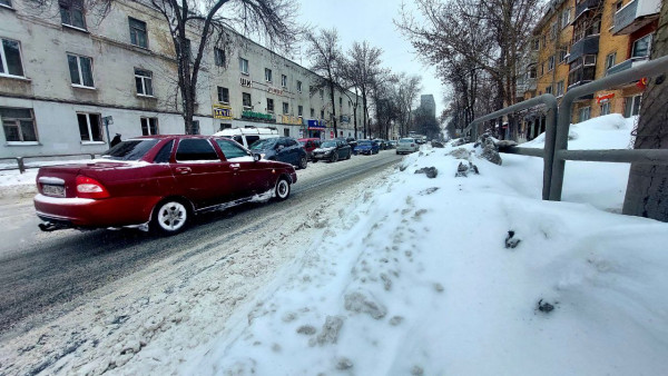 Дороги в Самаре потеряли правую полосу