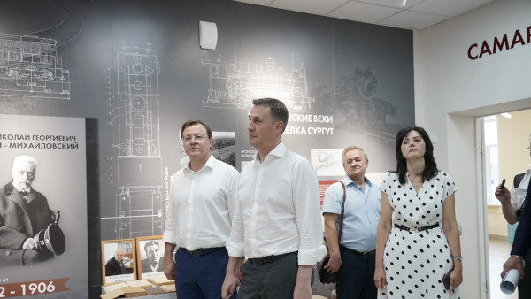 Дмитрий Патрушев и Дмитрий Азаров осмотрели объекты социальной  инфраструктуры Сергиевского района