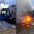 Огненное ЧП в Самарской области: в поселке Алексеевка на ходу загорелся грузовик с пластиковой тарой