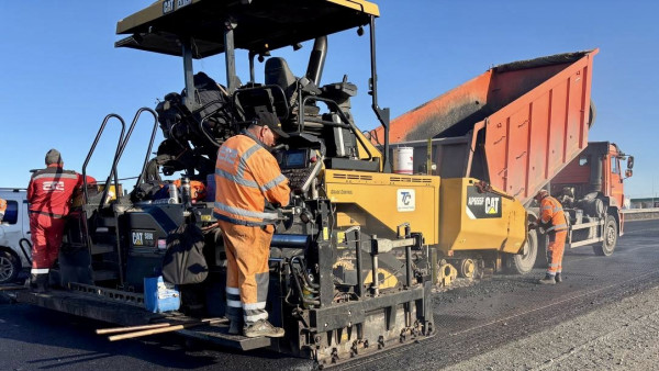 На одном из участков Обводного шоссе в Тольятти капремонт выполнен на 85%, на втором - на 50%