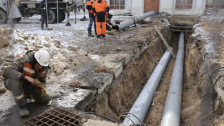 На улице Венцека в Самаре завершается монтаж теплосетевого трубопровода 