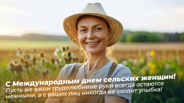 Международный день сельских женщин 15 октября: праздничные открытки, поздравления и короткие СМС для мессенджеров