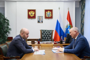 Вячеслав Федорищев обсудил с главой Сергиевского района перспективы развития муниципалитета