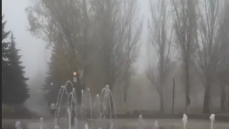 В Самаре в парке Победы запустили новый сухой фонтан в тумане