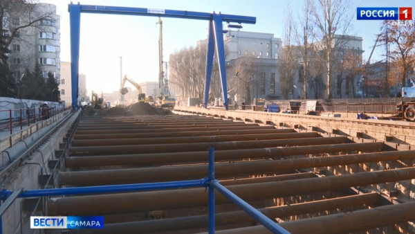 Стало известно, какой объем работ по строительству новой станции метро в Самаре намерены сделать до конца года