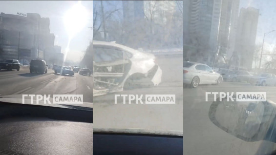 Два ДТП парализовали Московское шоссе в Самаре 25 января