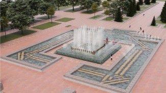 Жители Самары увидели первые изображения обновленного фонтана 40 лет Победы