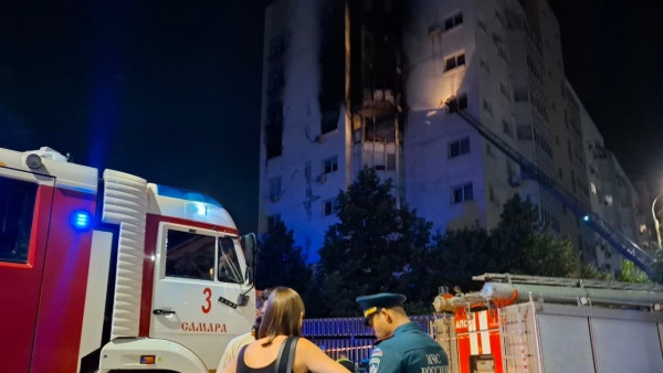 Стали известны подробности пожара в 9-этажке на Тухачевского в Самаре 28 июля