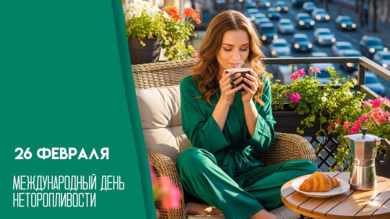 26 февраля отмечают Всемирный день неторопливости