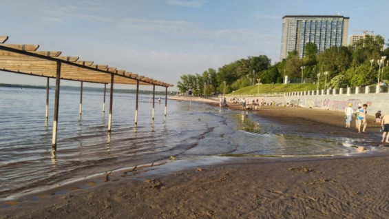 В Самарской области температура воды в Волге прогрелась до +17 градусов