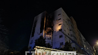 Трагедия во время пожара на улице Тухачевского, 22 в Самаре: мужчина погиб, прыгнув горящим с шестого этажа 28 июля