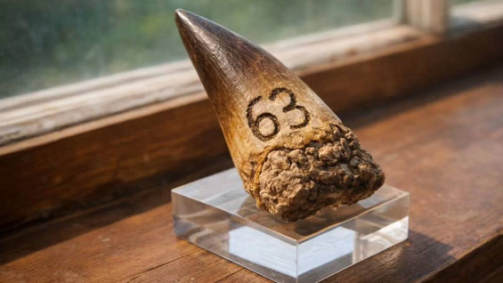 В Самарской области продают зуб древнего ящера с узором «63» за 3 млн рублей