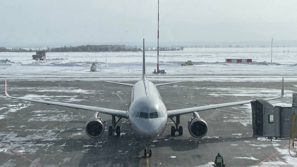 В Самарском аэропорту самолет совершил незапланированную посадку