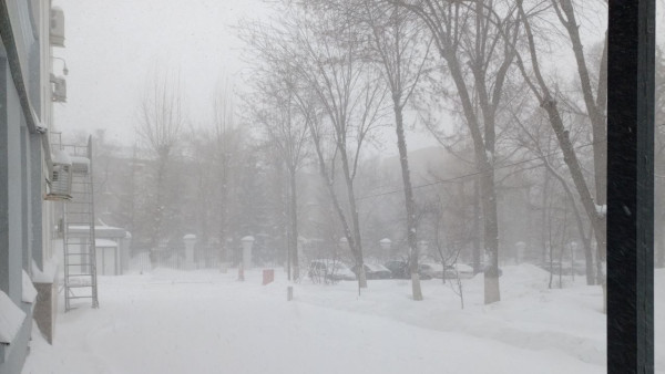 На Самару идёт снежная буря 4 февраля 2024