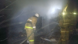 В Самарской области в результате пожара в бане погиб человек 